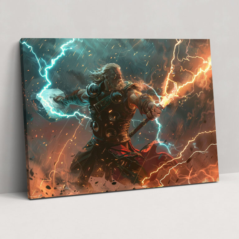 Thor Canvas Print - Mythology, Wall Decoration, Mythology, Canvas Print