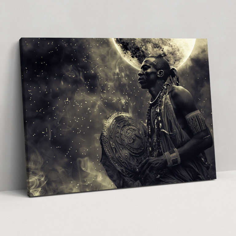 Mythology Canvas Print - Ancestors Spirits Guidance - Mythology, Mythology, Canvas Print, Wall Decoration
