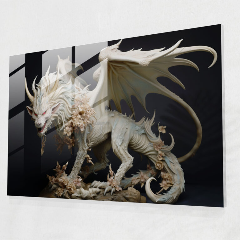 Mythology Glass Art - Realistic Sculpture - Mythology, Mythical Creature, Mythology, Intricate Details