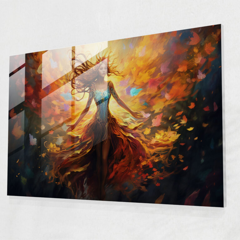 Mythology Glass Print - Enchanted Forest - Mythology, Home Decoration, Wall Decoration, Modern Art