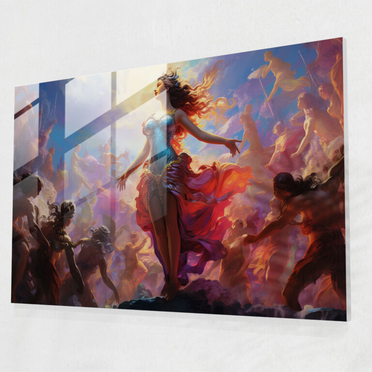 Mythology Glass Print - Mythology, Home Decoration, Modern Art, Renaissance Painting
