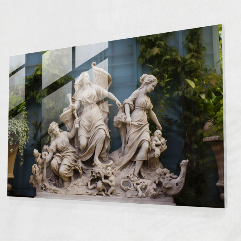 Mythology Wall Decoration - Mythology, Beautiful Garden, Wall Decoration, Glass Wall Art