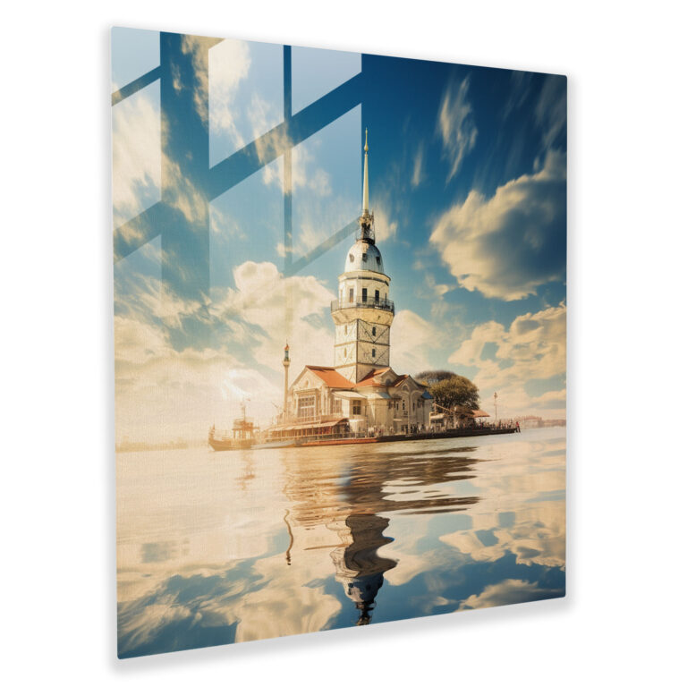 Maiden Tower Photographic Glass Print - Maiden Tower, Breathtaking Detail, Majestic Beauty, Home Decoration