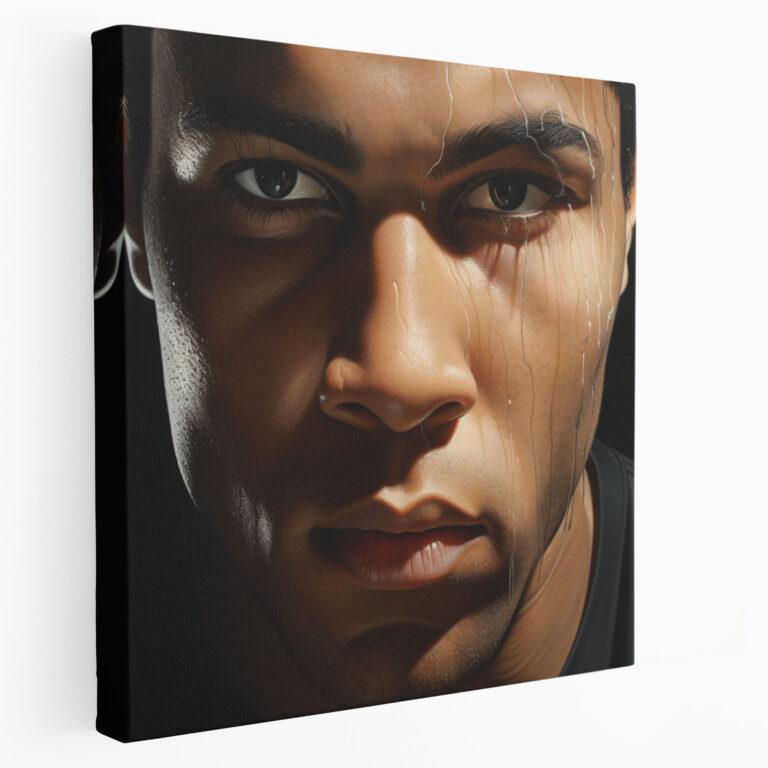 Muhammad Ali Wall Decoration - Photorealistic Canvas Print - Muhammad Ali, Home Decoration, Wall Art, Close-Up