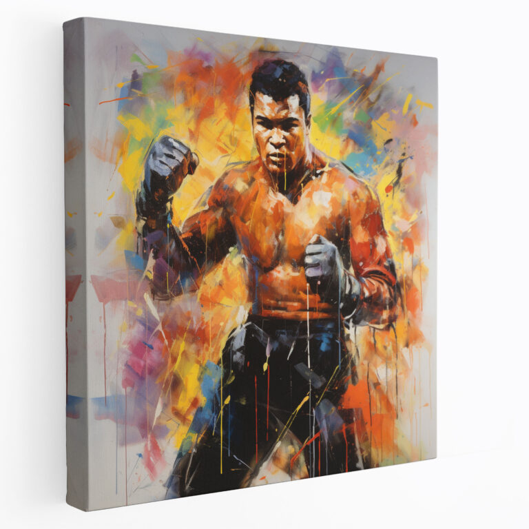 Muhammad Ali Canvas Print - Boxing Ring Masterpiece - Muhammad Ali, Canvas Print, Muhammad Ali, Canvas