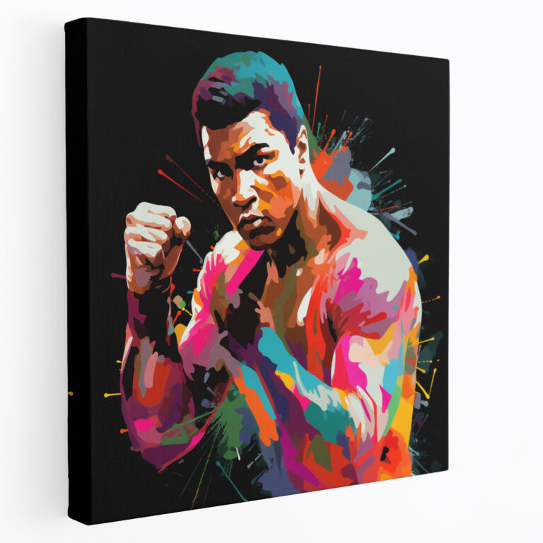 Muhammad Ali Wall Art - Pop Art Extravaganza - Muhammad Ali, Canvas, Wall Art, Personality Tribute