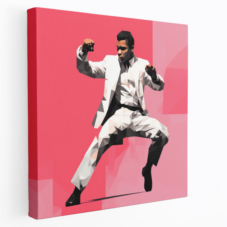 Muhammad Ali Canvas Print - Minimalist Masterpiece - Muhammad Ali, Muhammad Ali, Minimalist Artwork, Canvas Wall Art