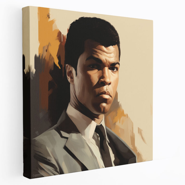Muhammad Ali Contemporary Wall Art - Muhammad Ali, Wall Decoration, Muhammad Ali, Iconic Personality