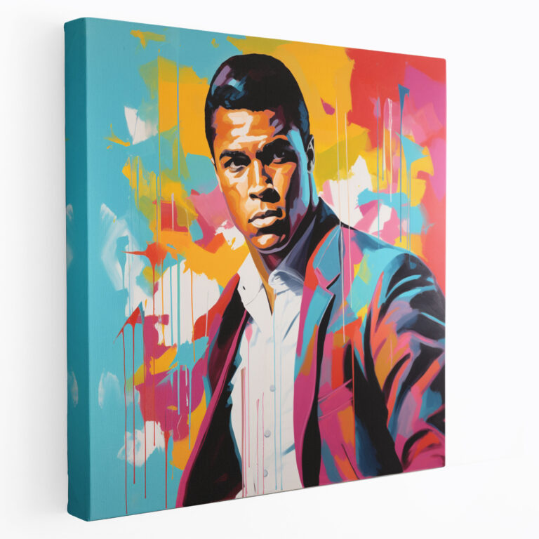 Muhammad Ali Wall Art - Muhammad Ali, Bold Lines, Boxing, Pop Art