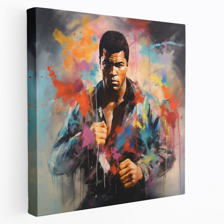 Muhammad Ali Wall Decoration - Abstract Canvas Print - Muhammad Ali, Wall Decoration, Muhammad Ali, Canvas Wall Art