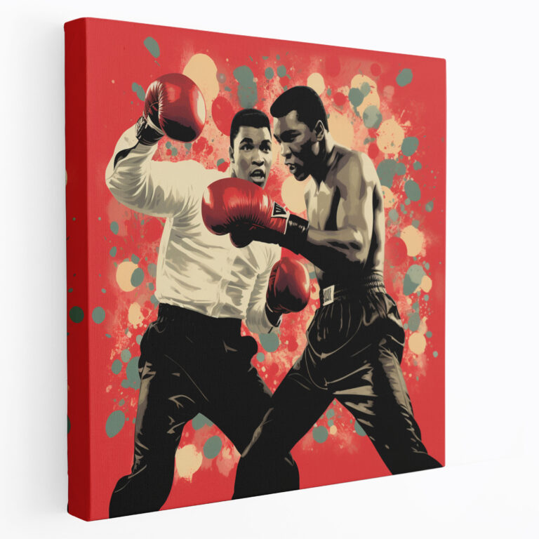 Muhammad Ali Canvas Print - Vintage Boxing Poster - Muhammad Ali, Canvas, Wall Decoration, Wall Art