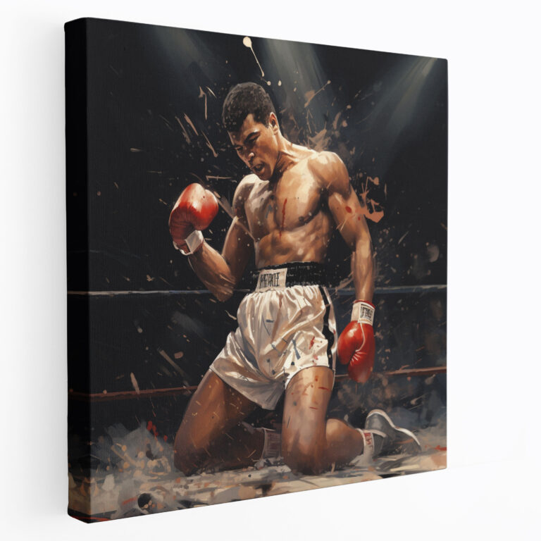 Muhammad Ali Wall Art - Digital Illustration Canvas Print - Muhammad Ali, Home Decoration, Canvas Print, Canvas Wall Art