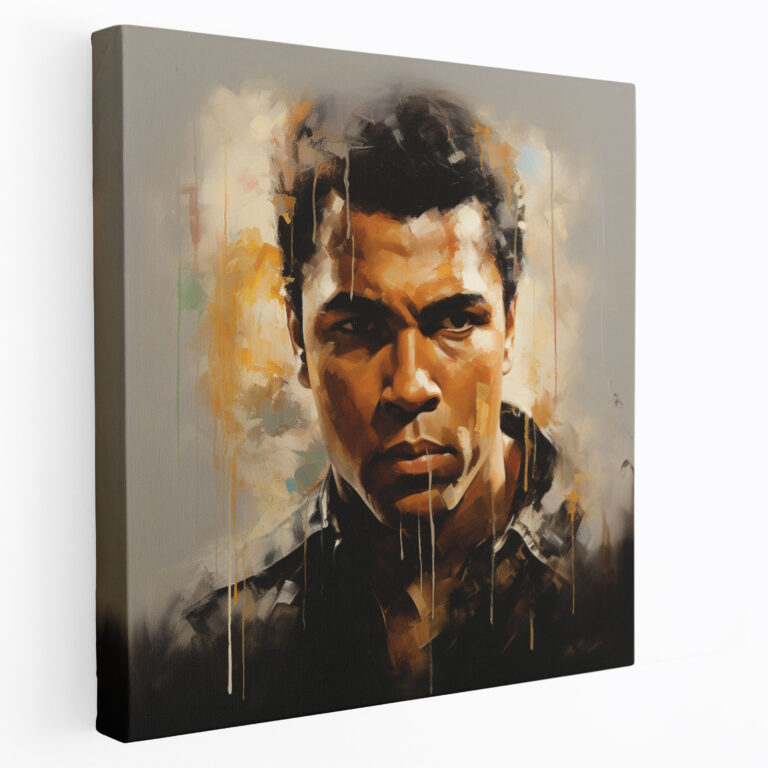 Muhammad Ali Canvas Wall Art - Muhammad Ali, Determination, Strength, Boxing