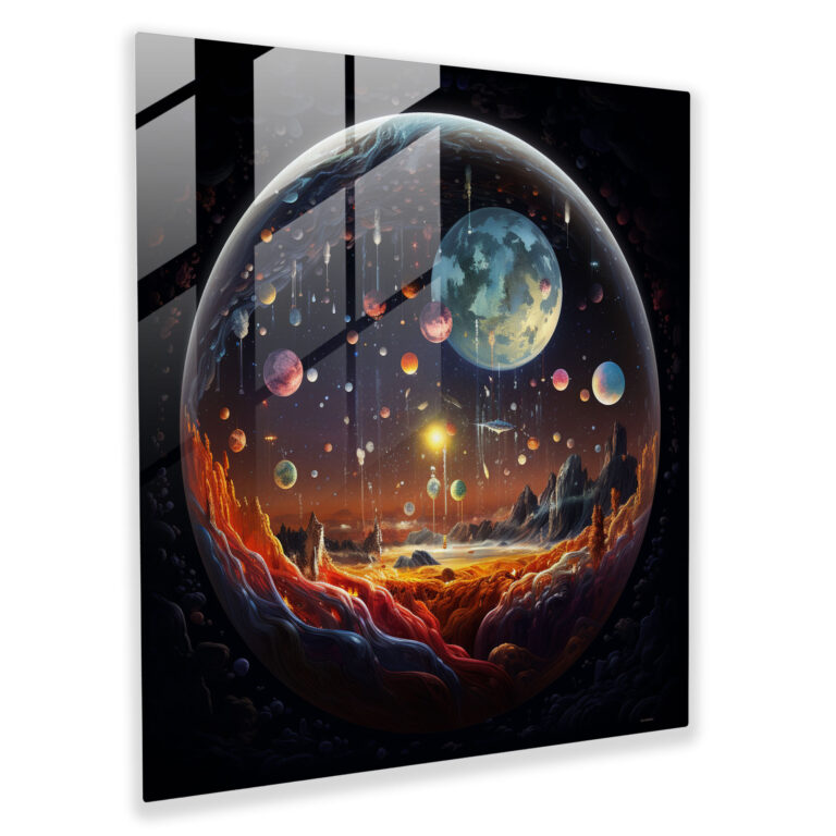 Marvelous Glass Print - Cosmic Marvel Art - Marvel, Captivating, Glass Print, Glass Wall Art