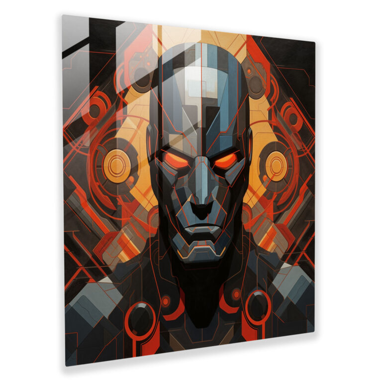 Marvel Geometric Glass Print - Marvel, Glass Wall Art, Bold, Avengers