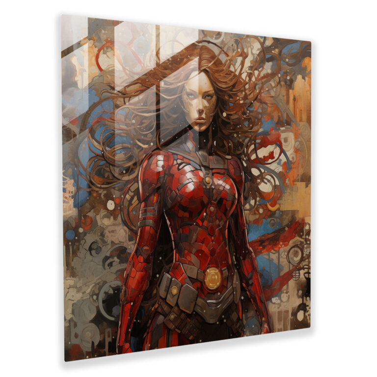 Marvel Surreal Mixed Media Glass Print - Marvel, Marvel, Glass Wall Art, Glass Art