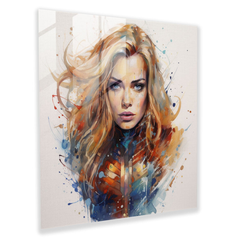 Marvel Watercolor Dreams Glass Print - Marvel, Magical, Wall Decoration, Glass Print