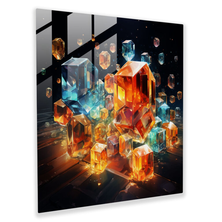 Marvel Glass Print - Infinity Stones - Marvel, Glass Print, Marvel, Wall Decoration
