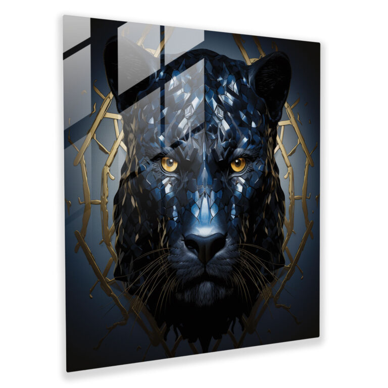 Marvel Glass Print - Black Panther - Marvel, Glass Print, Wall Decoration, Glass Art