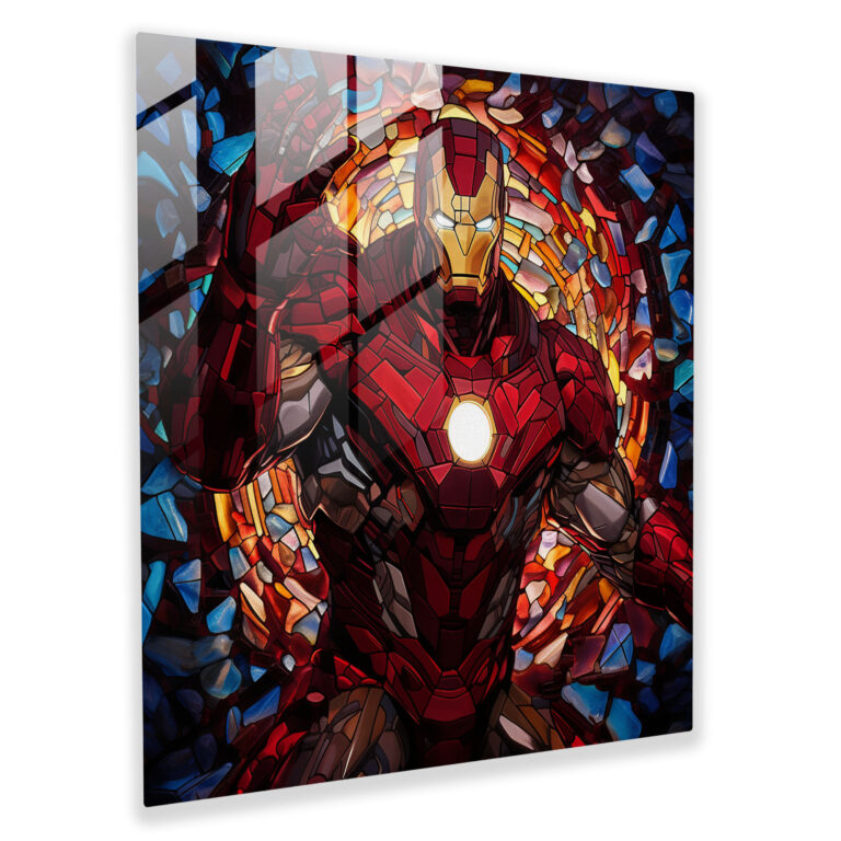 Marvel Cosmic Glass Print - Marvel, Wall Decoration, Glass Print, Mystique
