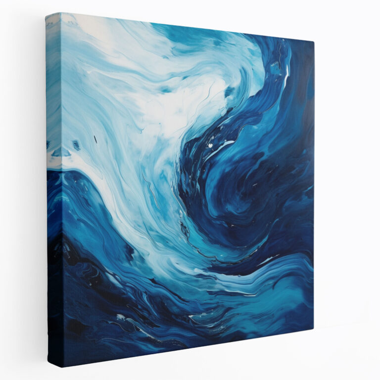 Navy Tranquility Wall Art - Navy, Wall Art, Wall Decoration, Calm