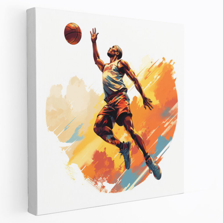 Nba Wall Art - Slam Dunk Hero - Nba, Wall Decoration, Canvas Wall Art, Slam Dunk