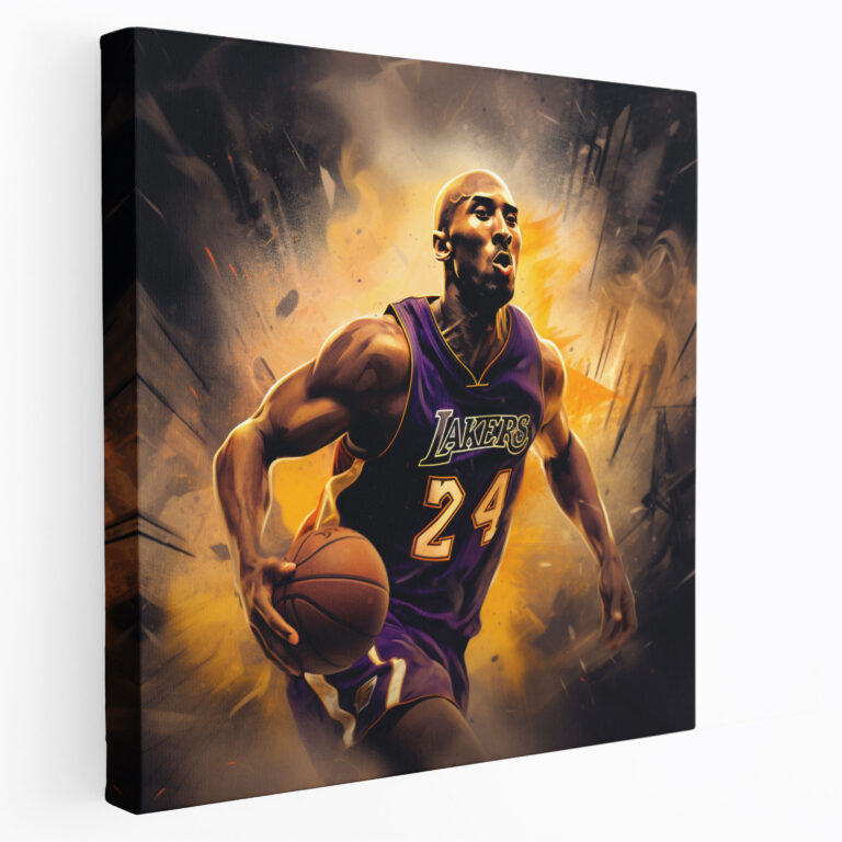 Nba Wall Art - Kobe In Action - Nba, Wall Art, Home Decoration, Basketball Arena