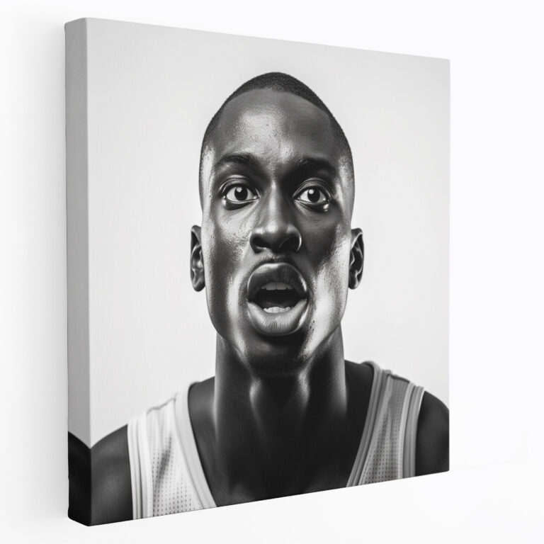 Nba Canvas Print - Intense Basketball Player - Nba, Wall Art, Basketball Player, Canvas Print