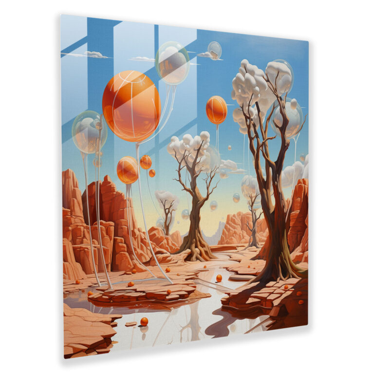 Nba Surrealist Glass Print - Nba, Home Decoration, Nba, Glass Art