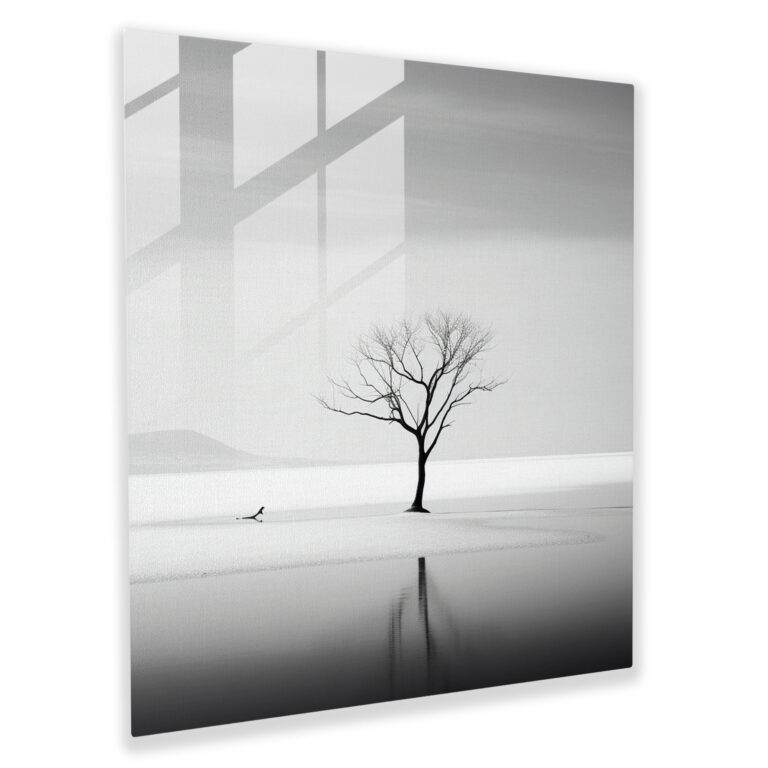 Neutral Glass Print - Natural Landscapes - Neutral, Home Decoration, Neutral Glass Print, Minimalist
