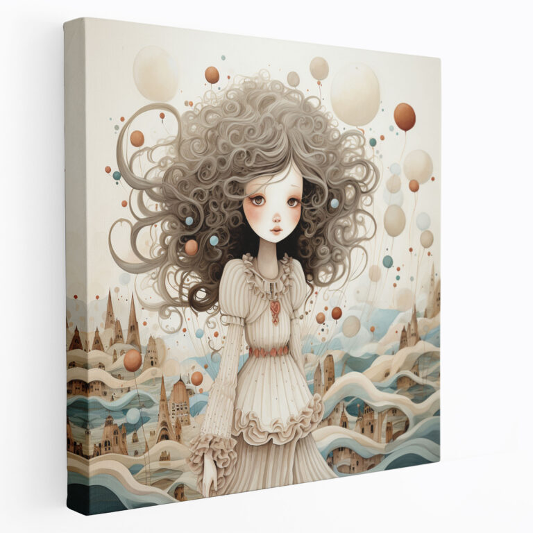 Neutral Whimsical Wall Art - Neutral, Neutral Wall Art, Canvas, Neutral Wall Decoration