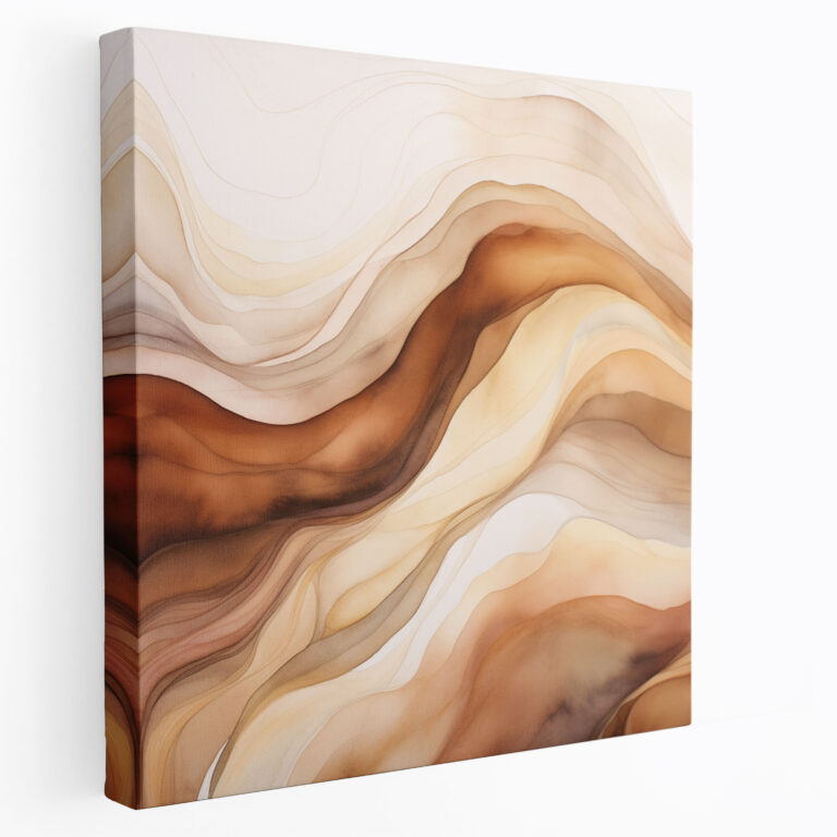 Neutral Watercolor Wall Decoration - Neutral, Home Decoration, Canvas Print, Watercolor Painting