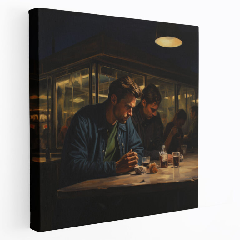 Nighthawks Canvas Print - Nighthawks, Canvas Print, Home Decoration, Canvas Wall Art