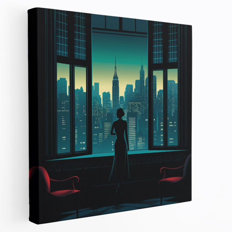 Nighthawks Wall Art - Nighthawks, Poster, Wall Decoration, Neon-Lit