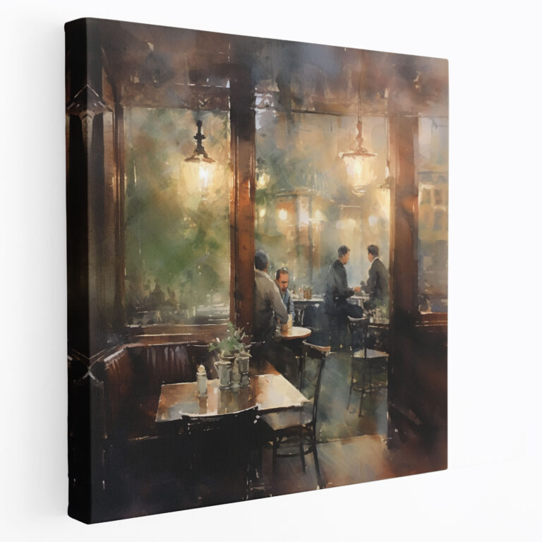 Nighthawks Wall Decoration - Nighthawks, Wall Decoration, Home Decoration, Watercolor