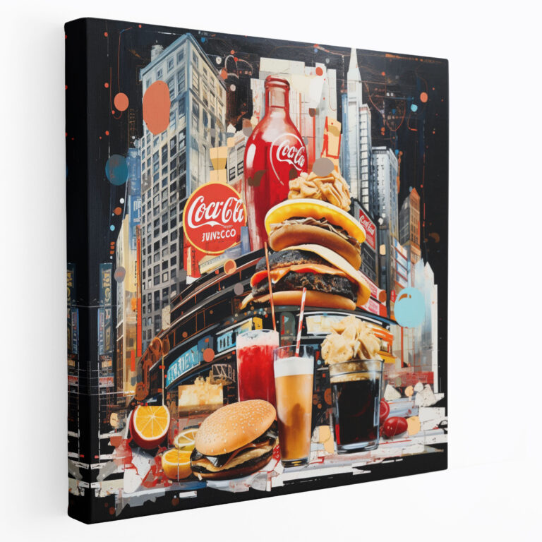 Nighthawks Canvas Print - Nighthawks, Contemporary, Nighthawks, Canvas