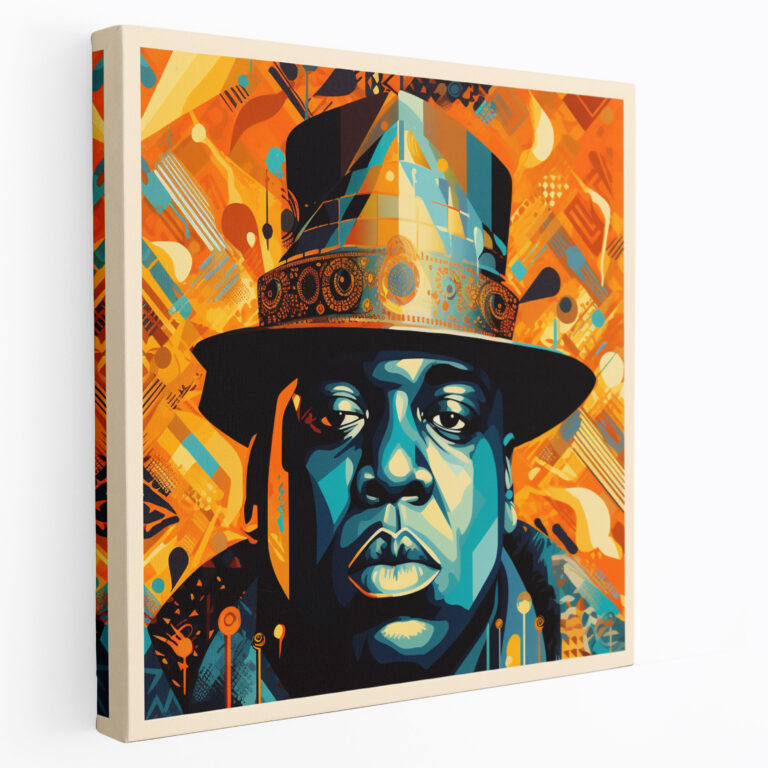 Notorious Big Wall Art - Notorious Big, Vibrant Colors, Notorious Big Wall Art, Canvas Print