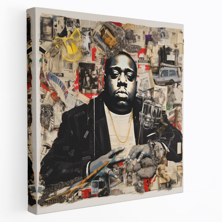 Notorious Big Canvas Wall Decoration - Notorious Big, Music Legacy, Canvas Wall Art, Wall Art