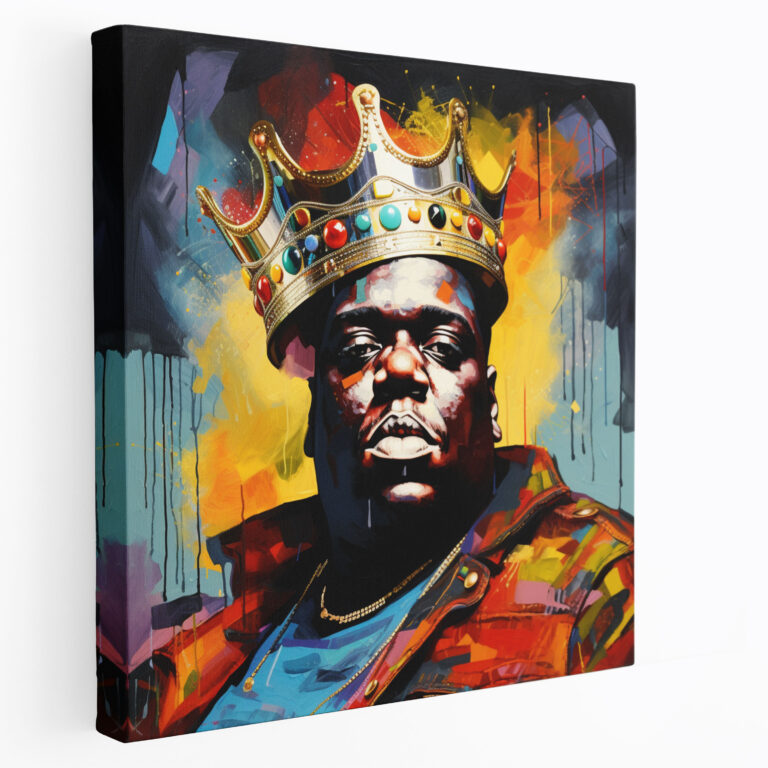 Notorious Big Canvas Print - Collage-Style Wall Art - Notorious Big, Canvas Wall Art, Notorious Big, Visual Composition
