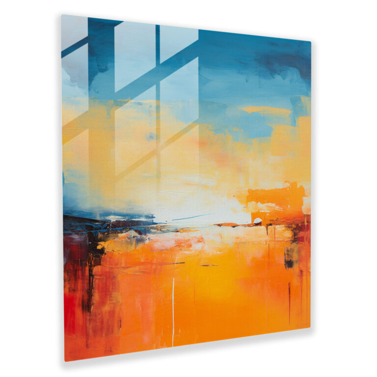 Nostalgic Sunset Glass Print - Nostalgia, Glass Print, Sunset, Glass Wall Art
