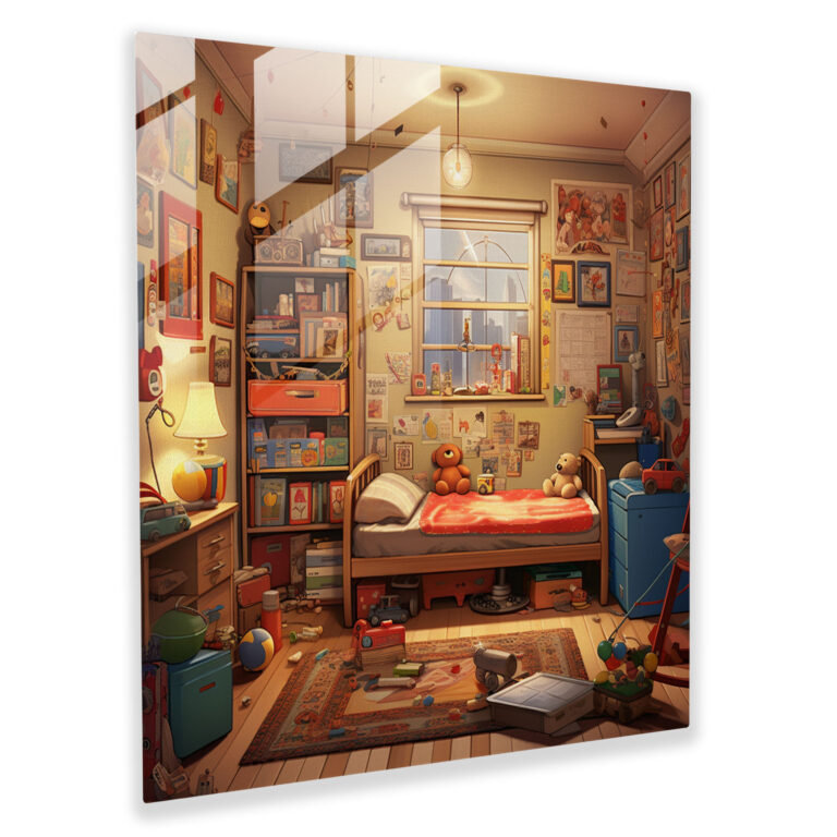 Childhood Memories Glass Print - Nostalgia, Innocent, Posters, Glass Print