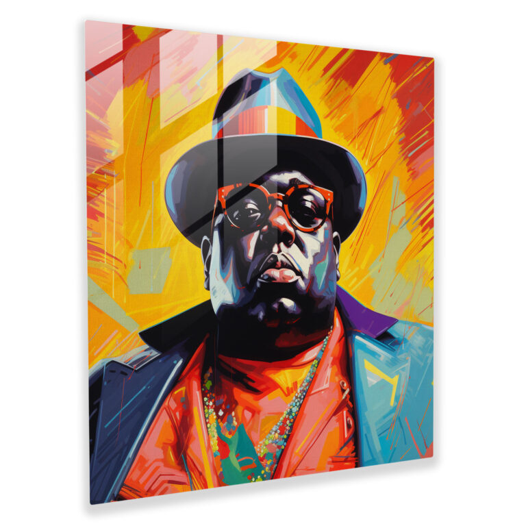 Notorious Big Glass Print - Notorious Big, Modern Art, Glass Wall Art, Glass Print