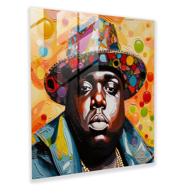Notorious B.i.g. Wall Decoration - Notorious Big, Modern Art, Glass Art, Pop Art