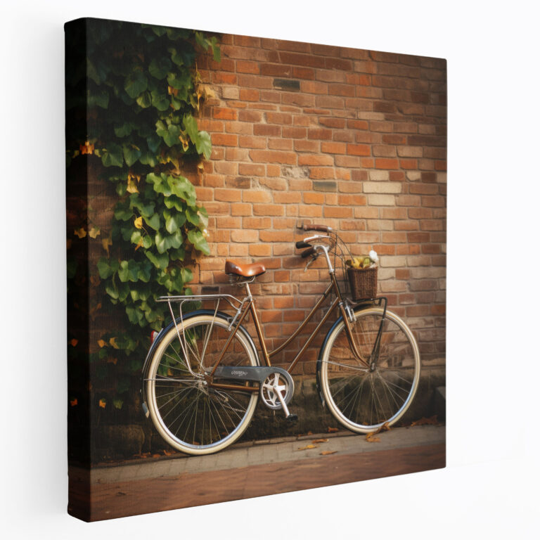 Nostalgia Wall Decoration - Vintage Bicycle Canvas Print - Nostalgia, Wall Decoration, Wall Art, Timeless Nostalgia