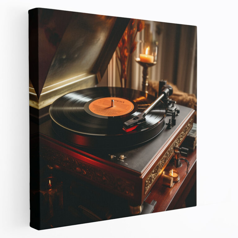 Nostalgia Wall Art - Retro Record Player - Nostalgia, Record Player, Canvas Wall Art, Retro