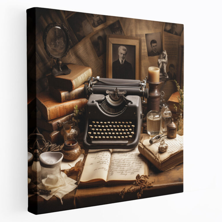 Nostalgia Wall Art - Vintage Typewriter - Nostalgia, Vintage Typewriter, Wall Decoration, Home Decoration