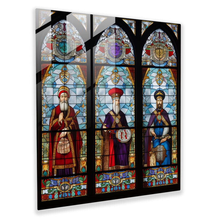 Ottoman Empire Stained Glass Print - Ottoman Empire, Wall Decoration, Historical Figures, Significant Events