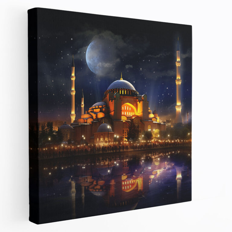 High Quality Canvas Print - Hagia Sophia Illustration