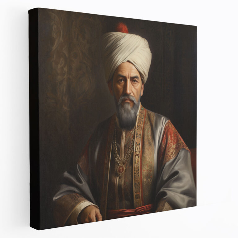 Timeless Ottoman Empire Ruler Canvas Print