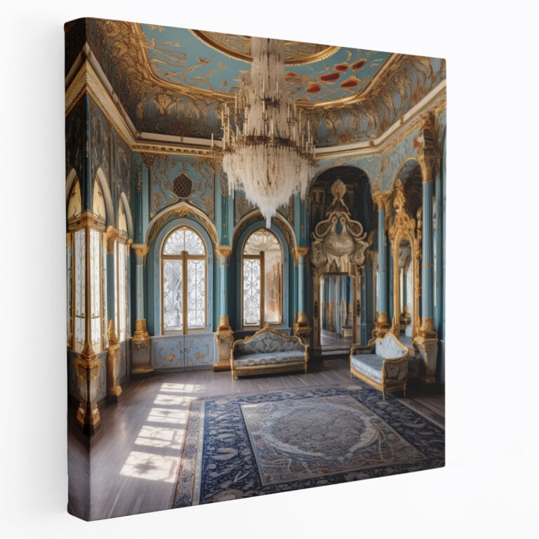 Topkapi Palace Canvas Print | Lavish Ottoman Empire Interior